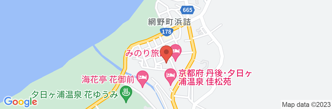 夕日ヶ浦温泉 岬別館 岩城の地図