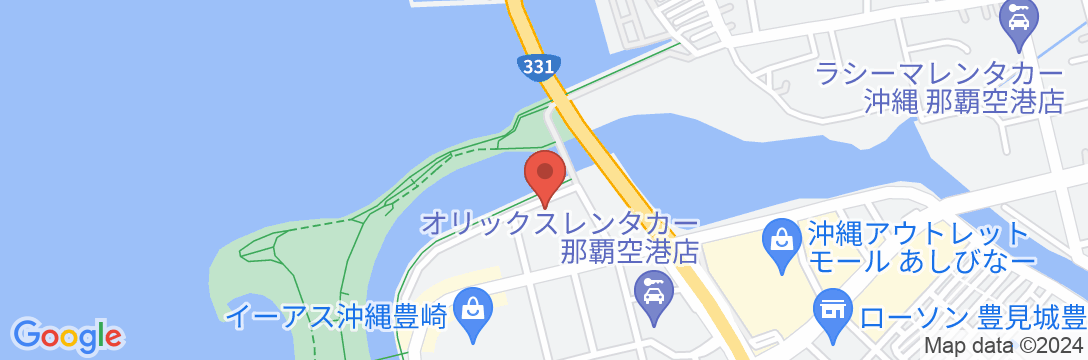 ホテルグランビューガーデン沖縄の地図