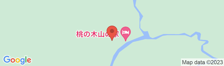 大杉谷 桃の木山の家の地図