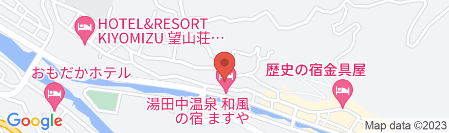 湯田中温泉 部屋食でまったりかけ流しの宿 安代館の地図