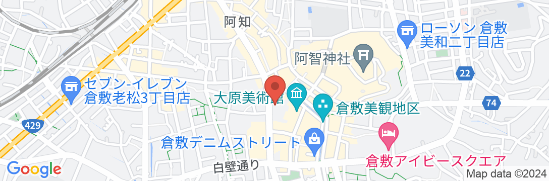倉敷国際ホテルの地図