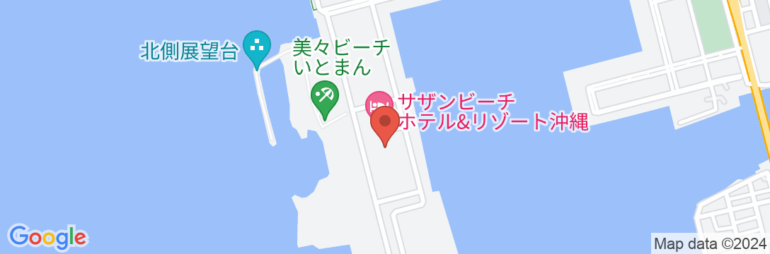 サザンビーチホテル&リゾート沖縄の地図