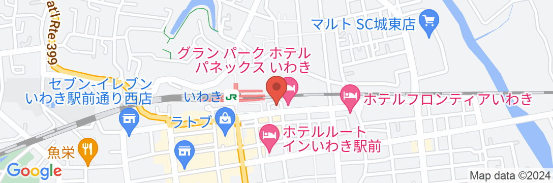 ホテル いわき(HOTEL IWAKI)の地図
