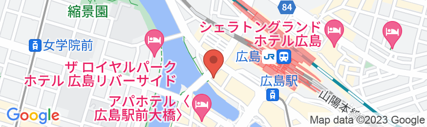 アパホテル〈広島駅前〉の地図