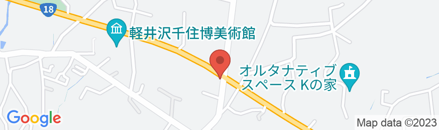 ホテルロイヤルシーズン軽井沢の地図
