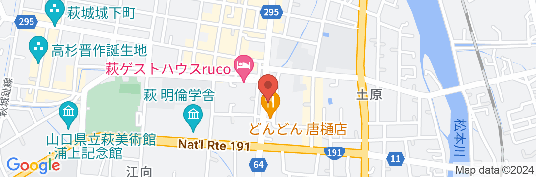 ビジネスホテル長谷川の地図