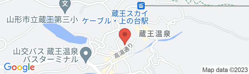 蔵王温泉 吉田屋旅館の地図