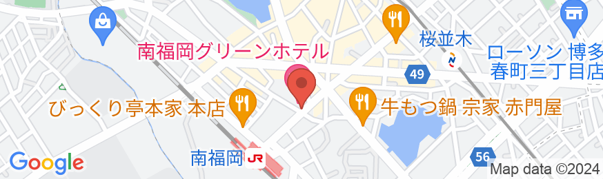 南福岡グリーンホテルの地図