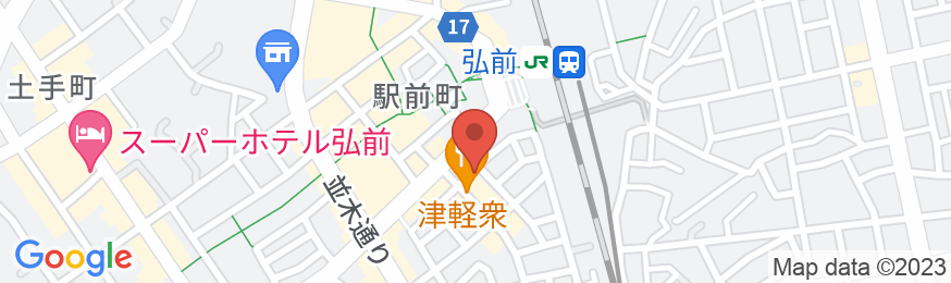 弘前駅前ホテルの地図