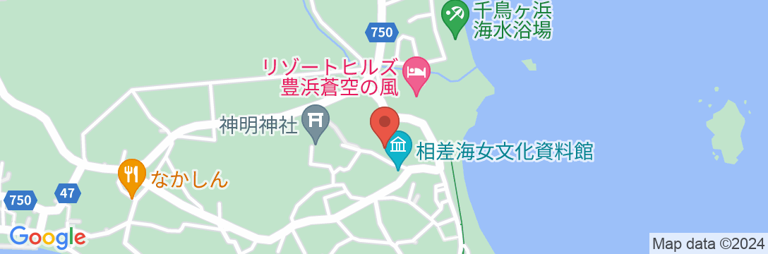 大田家 HEALING STAYの地図