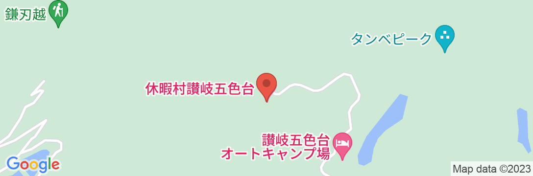 休暇村 讃岐五色台の地図