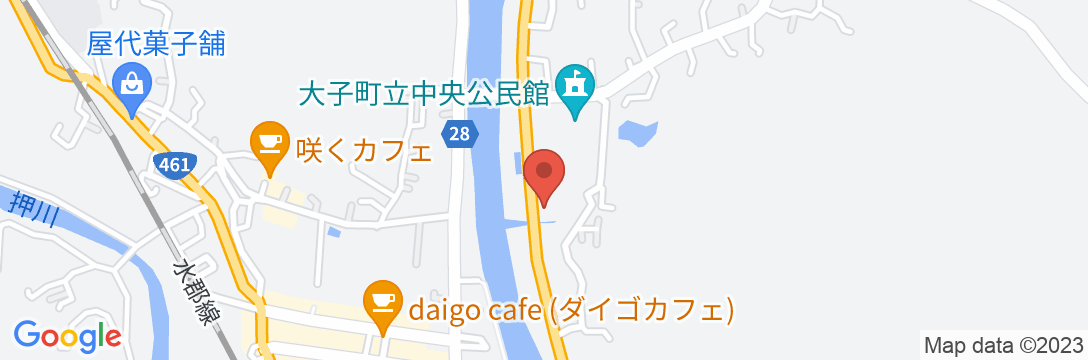 リバーサイド奥久慈 福寿荘の地図