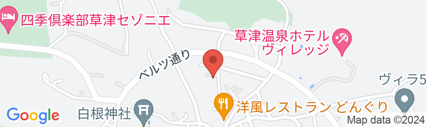 草津温泉 千(SEN)の地図