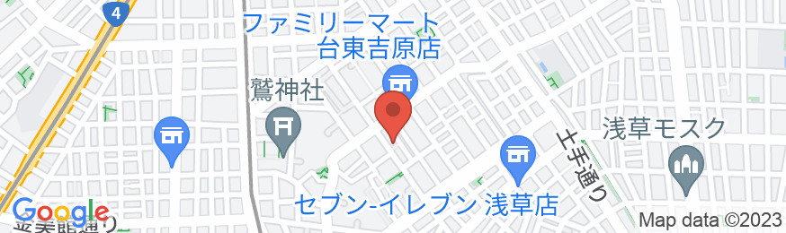 SOHO浅草の地図