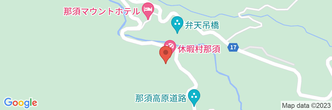 那須温泉 休暇村那須の地図