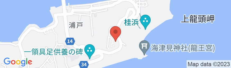 高知市国民宿舎桂浜荘の地図