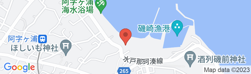 オーシャンフロント お宿 浜田館の地図