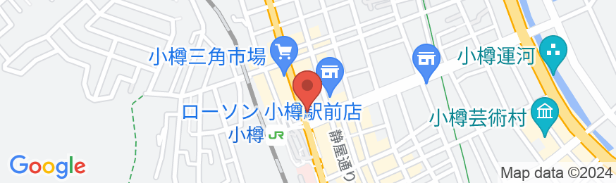 天然温泉 灯の湯 ドーミーインPREMIUM小樽(ドーミーイン・御宿野乃 ホテルズグループ)の地図