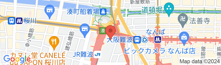 ホテルモントレ グラスミア大阪の地図