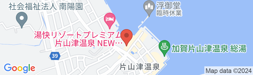 片山津温泉 季がさねの地図