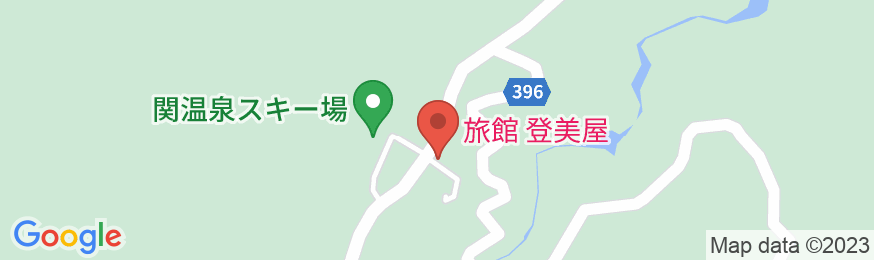 関温泉 登美屋旅館の地図