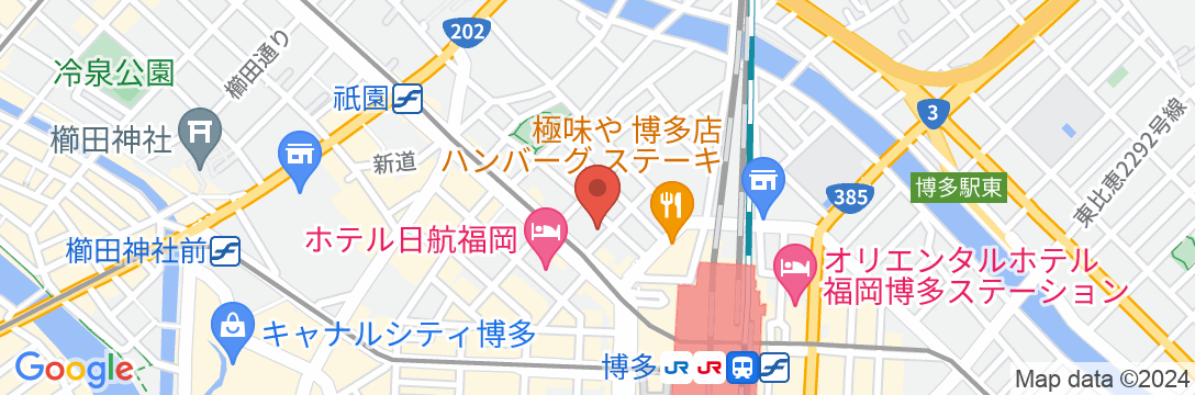 博多東急REIホテルの地図