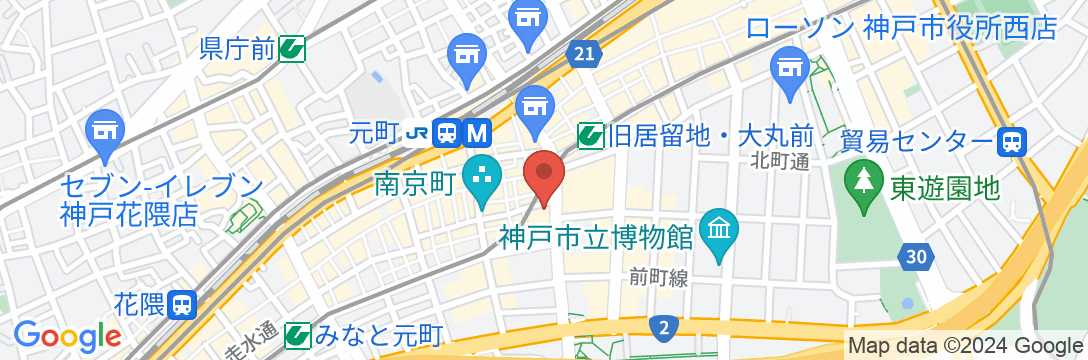 神戸元町東急REIホテルの地図