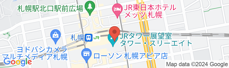 JRタワーホテル日航札幌の地図