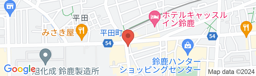 鈴鹿ストーリアホテルの地図