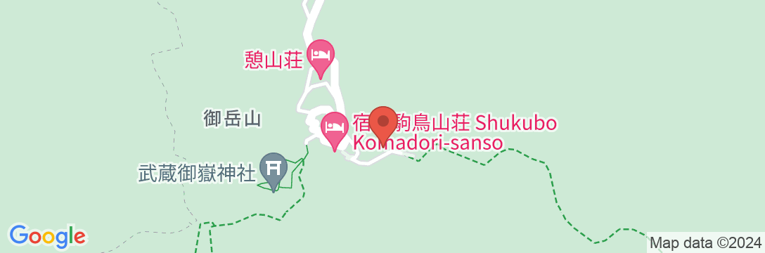 南山荘<東京都>の地図