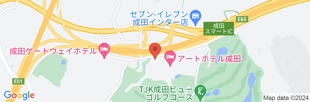 アートホテル成田の地図