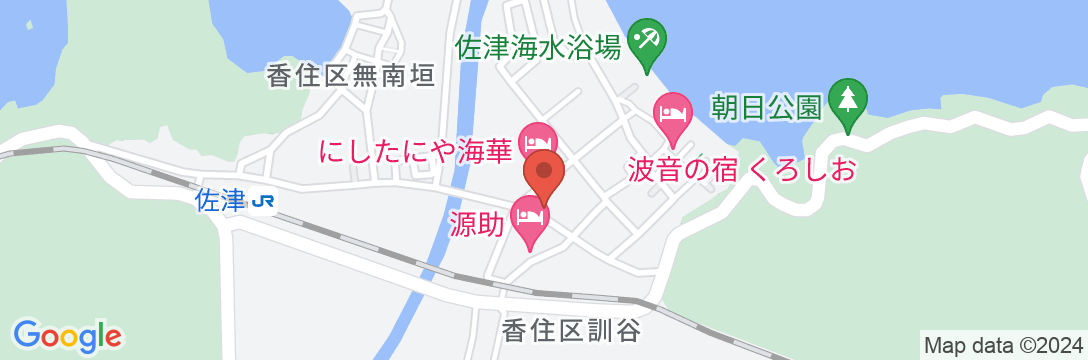 佐津温泉 民宿 美味し宿かどや<香住>の地図