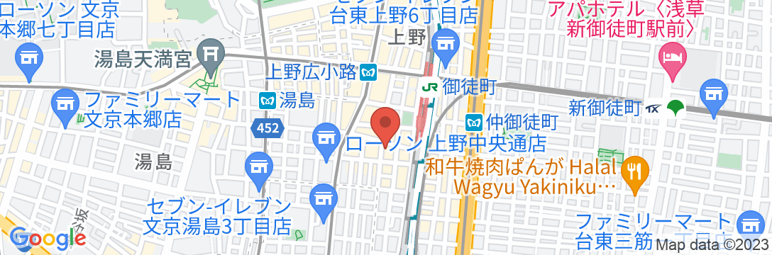 吉池ホテルの地図