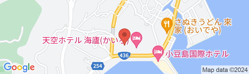 小豆島温泉 天空のオーシャンビューホテル 海廬 <小豆島>の地図