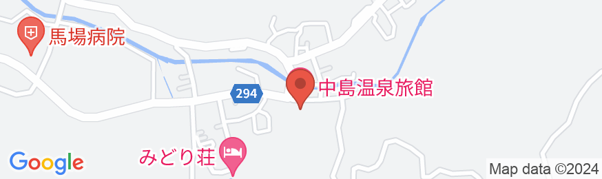 中島温泉旅館の地図