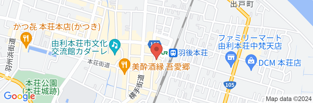 本荘ステーションホテル 別館の地図