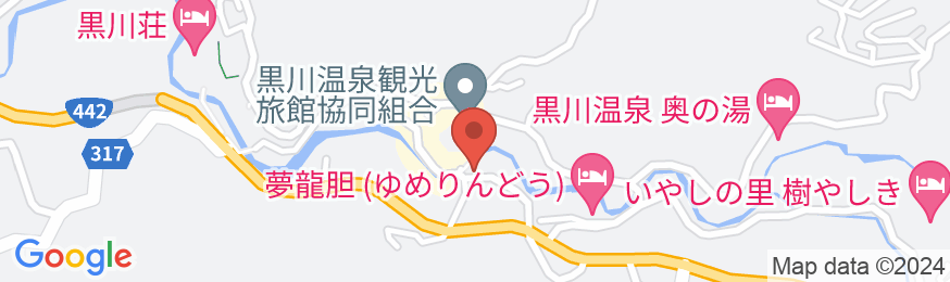 黒川温泉 ふじ屋の地図
