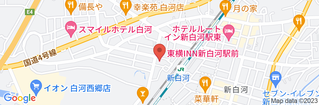 東横INN新白河駅前の地図