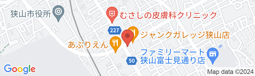 ホテル シヴィックインサヤマの地図