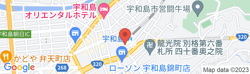 JRホテルクレメント宇和島の地図