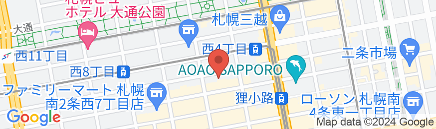 ネストホテル札幌大通の地図