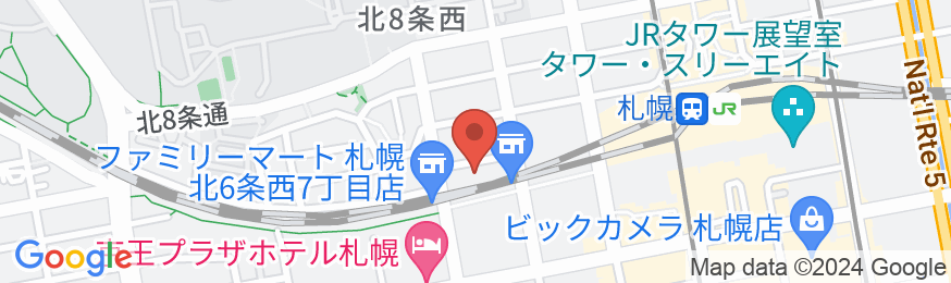 ホテル京阪 札幌の地図