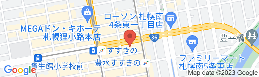 メルキュール札幌の地図