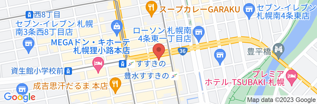 メルキュール札幌の地図