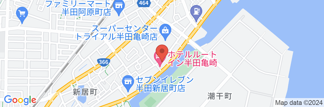 ホテル ルートイン半田亀崎の地図