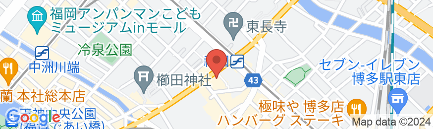 ダイワロイネットホテル博多祇園の地図
