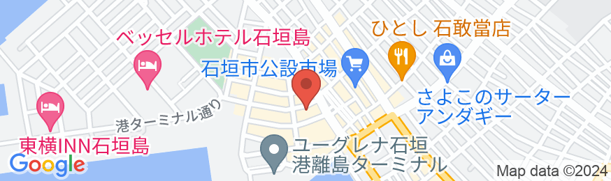 石垣島ホテルククル <石垣島>の地図