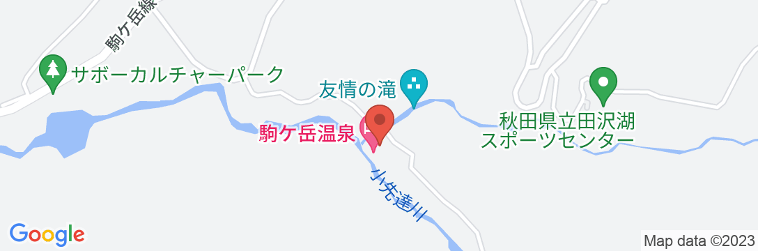 駒ヶ岳温泉の地図
