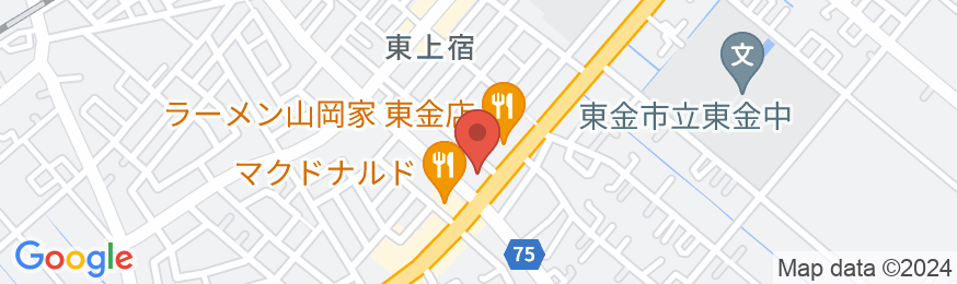 ロイヤルイン菊水・東金の地図