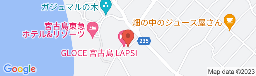 Lady’s Pension Coo <宮古島>の地図